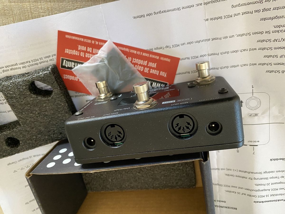 Strumenti musicali: One Control Gecko MKIII - MIDI Footswitch Controller – Nuovo e nell'imballaggio originale da Burgdorf venduto da justearcandy 3