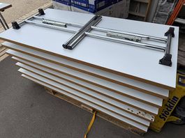 8 Stk Seminartische Klapptische 154x77xH75cm