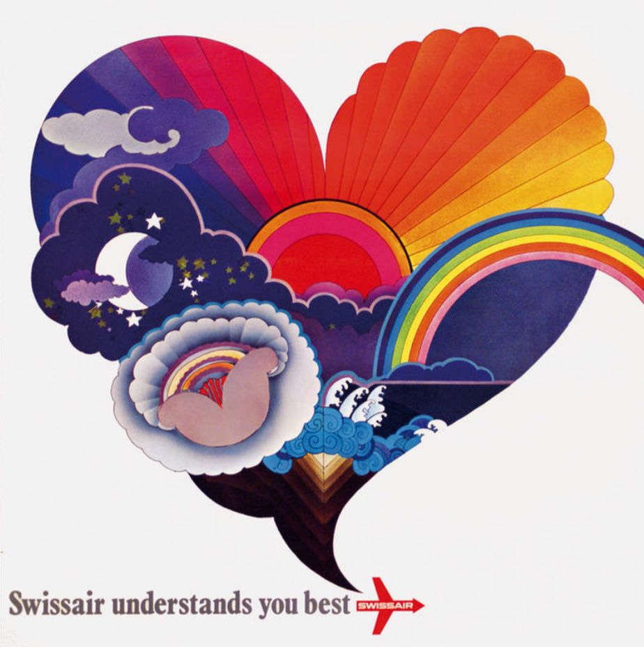Foto & Immagini: Swissair Vintage Plakat – Usato da Wollerau venduto da Plakatfreund