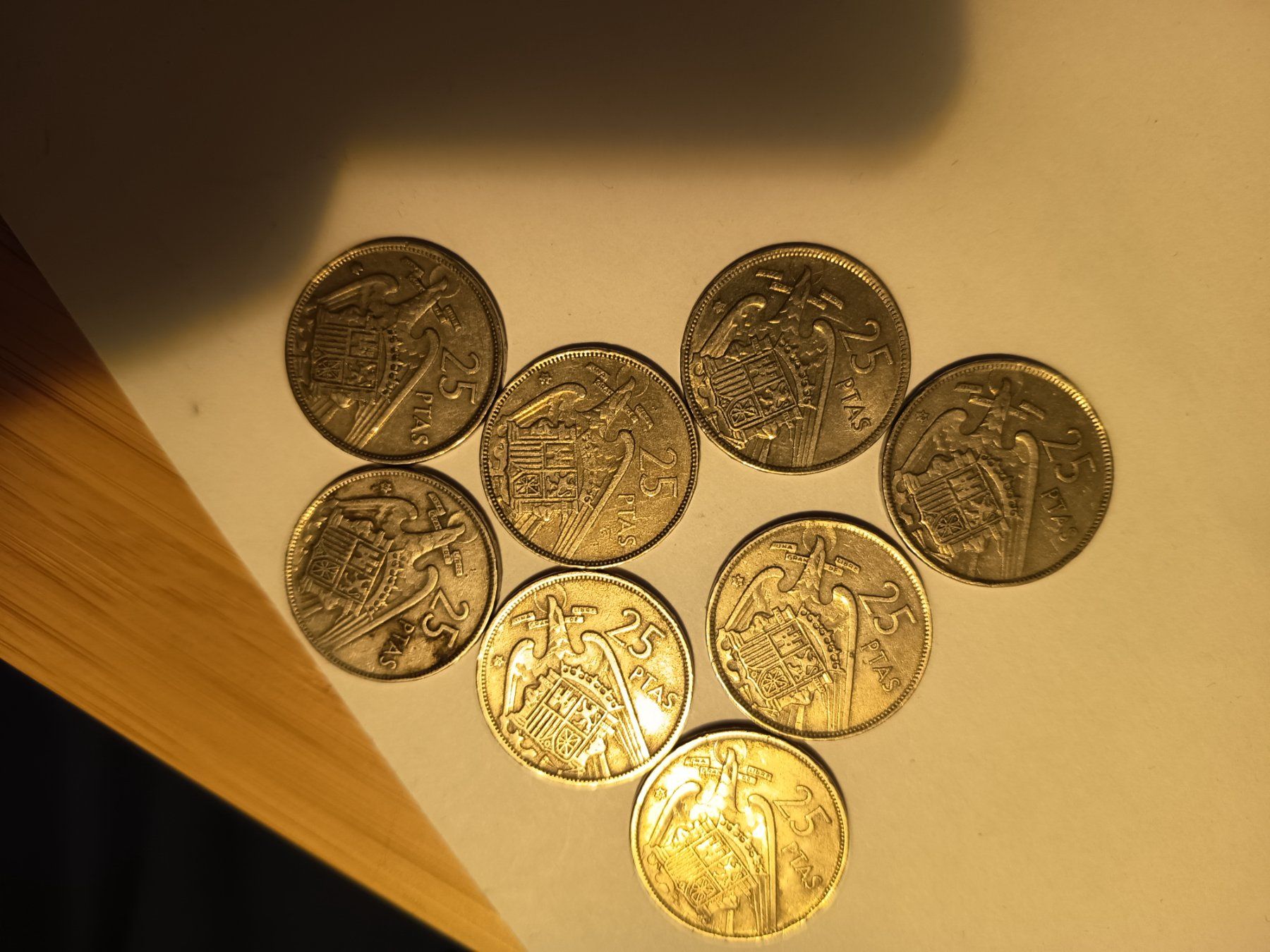 Tutti le monete: 25 pesetas 1957 spanien   grip Nr54 – Usato da Wattwil venduto da LuckyLegoandCoins 3