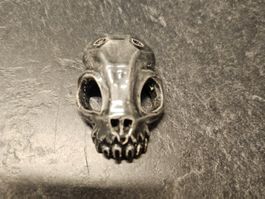 Totenkopf Anhänger Katzen Totenkopf