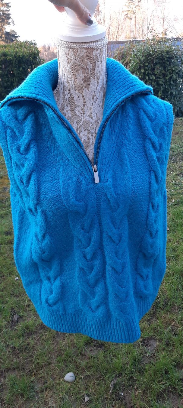 Pulls & Sweat-shirts: Strick Pullunder Blau gr S Kuschelig Stylisch Damen 714 – D'occasion à Vinelz par Messer2007