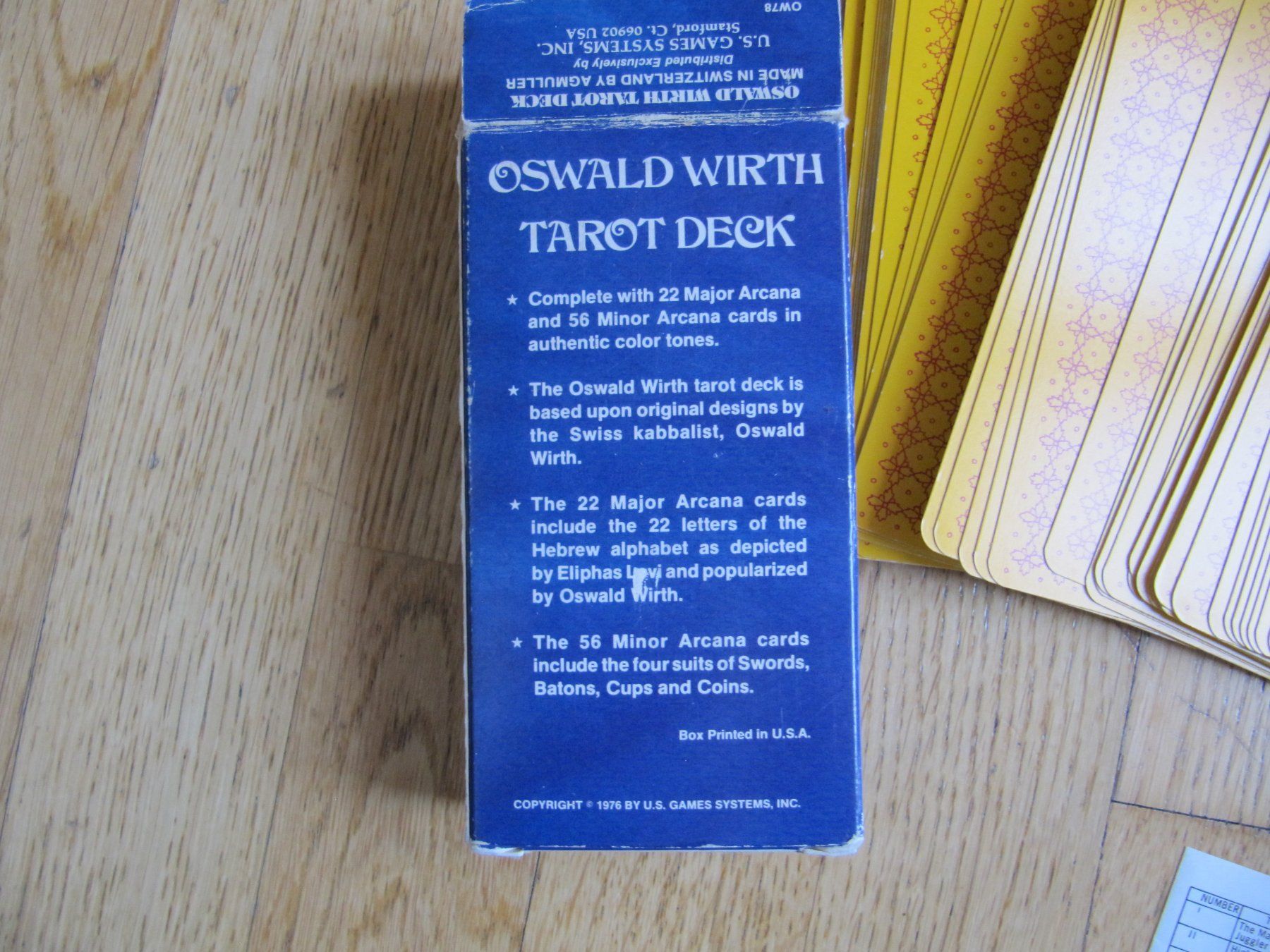 Giochi: Karten-Set: Golden Tarot Deck Oswald Wirth Orakelkarten – Nuovo (secondo la descrizione) da Würenlos venduto da Carabella0 5