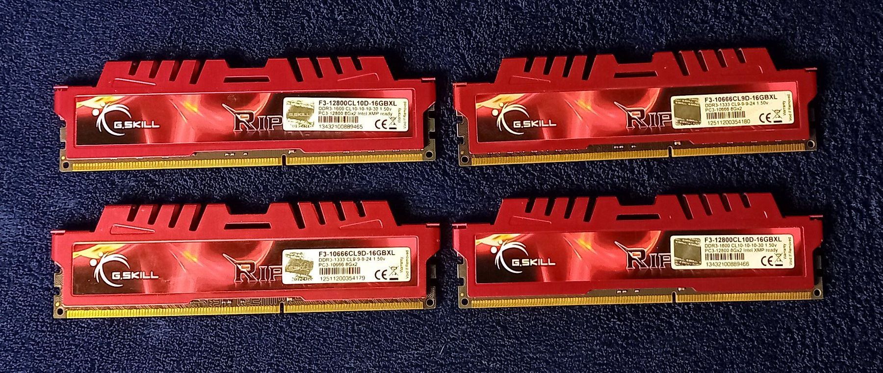 G.Skill Memory / RAM: G.Skill RipjawsX DDR3 4x8GB – Gebraucht aus Reinach BL von GamixX 1