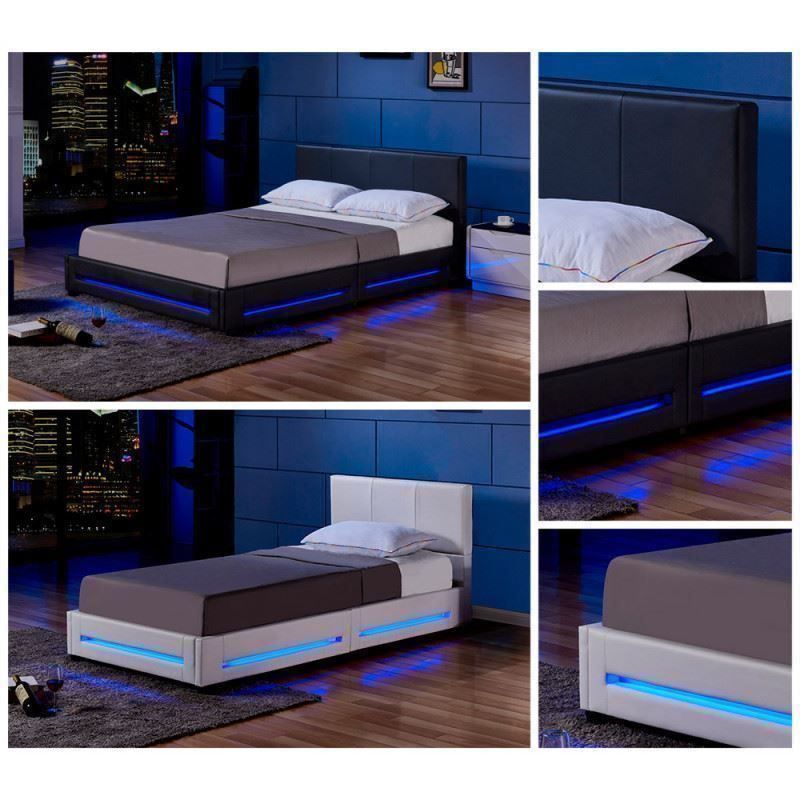 Betten: 16094 - LED Bett 160x200 ASTEROID - SCHWARZ – Neu und originalverpackt aus Wallenwil von toesstal-vertrieb 3