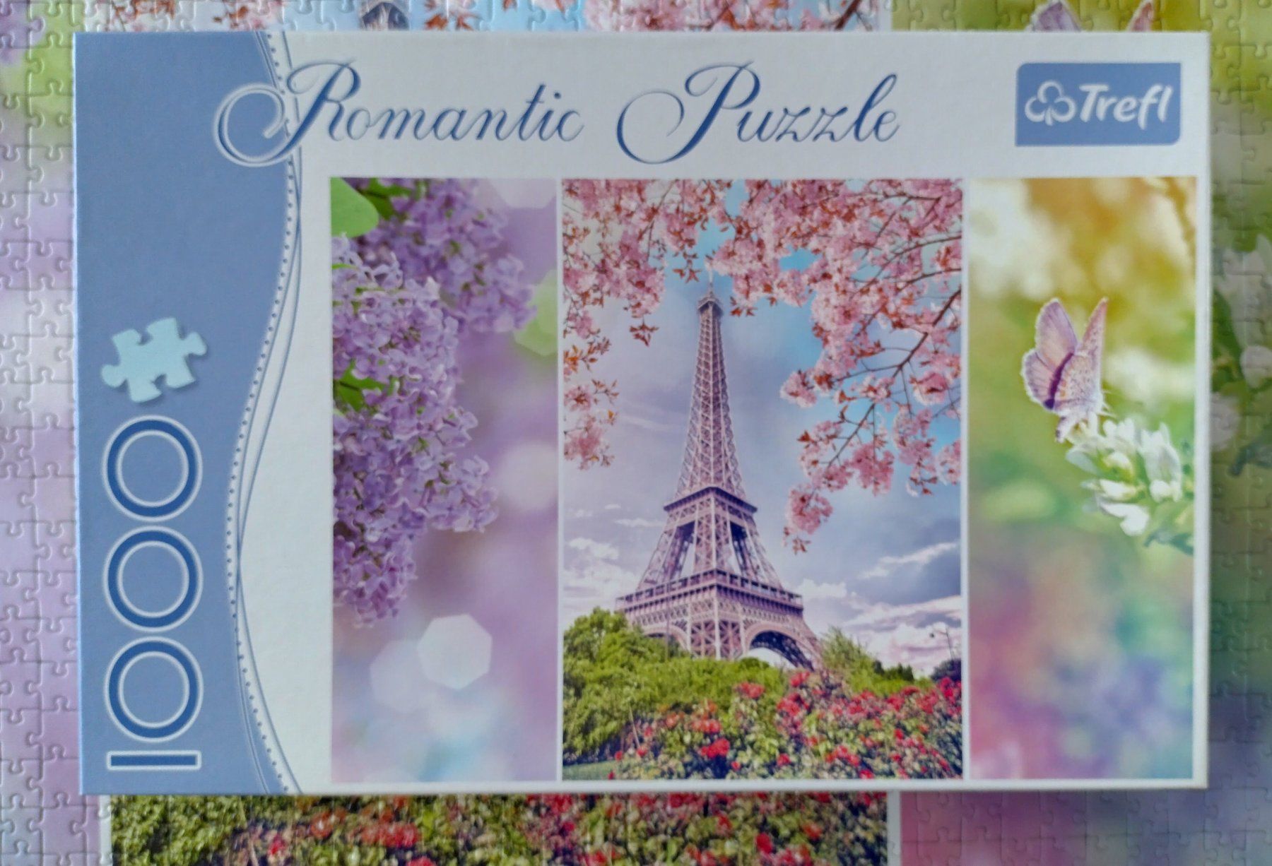 Puzzle: Romantic Puzzle Paris - 1000 Teile – Usato da Güttingen venduto da romli
