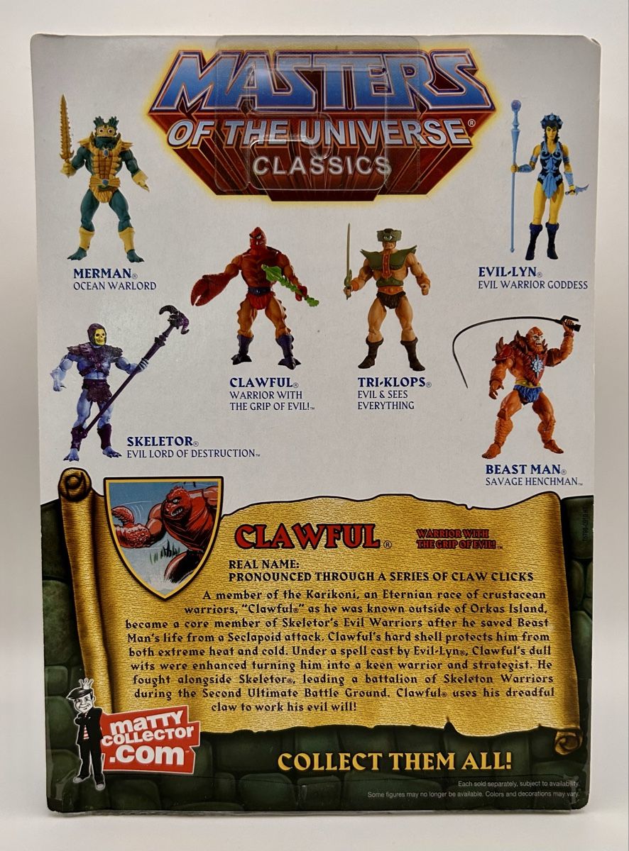 Masters of the Universe Figuren: MOTU Classics Clawful Figur (2011) – Neu und originalverpackt aus Oberhasli von Schneeschueh 1