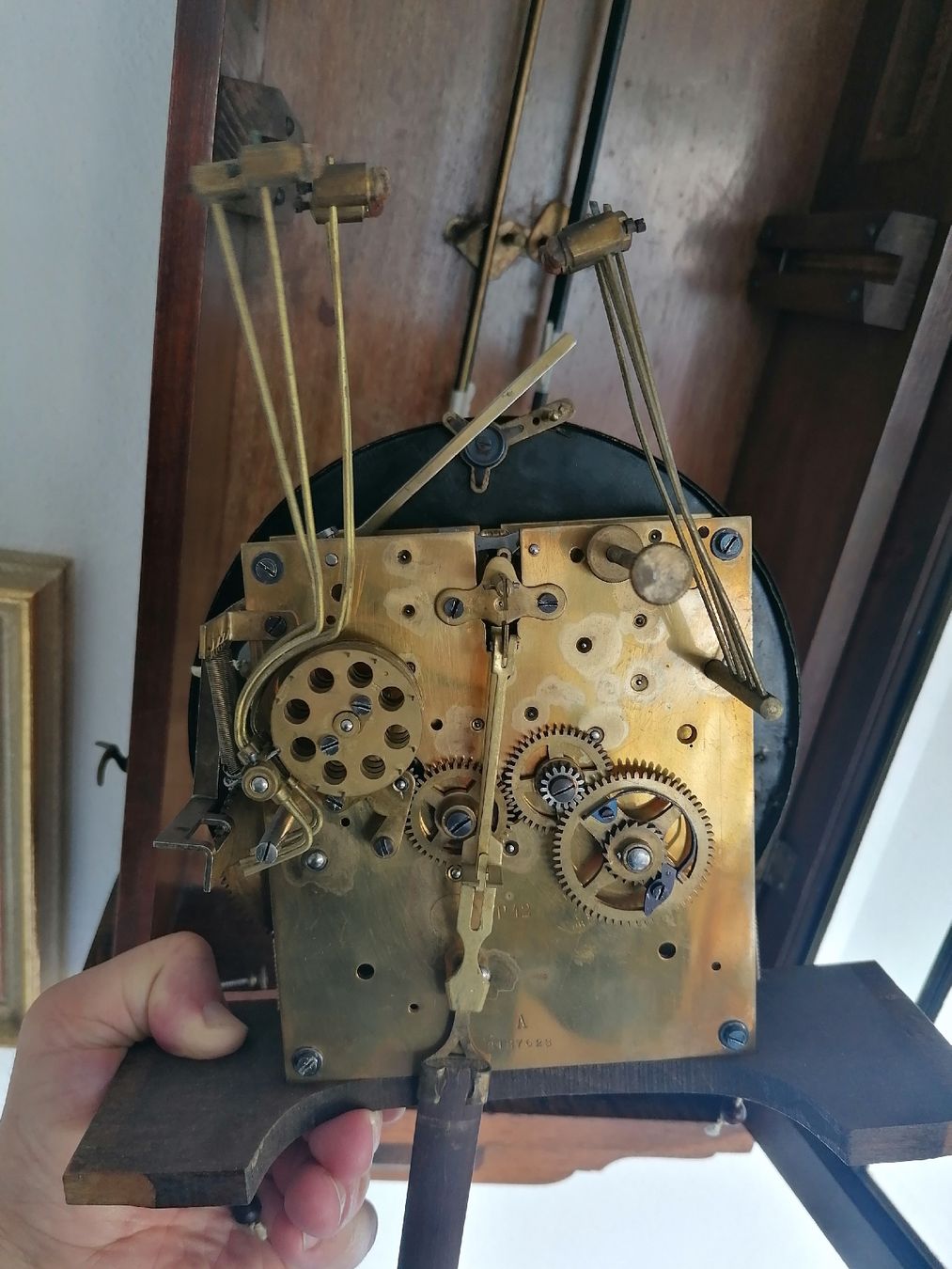 Uhren: Vintage Wanduhr Gustav Becker – Defekt aus Stettlen von Redno_Hilas 4