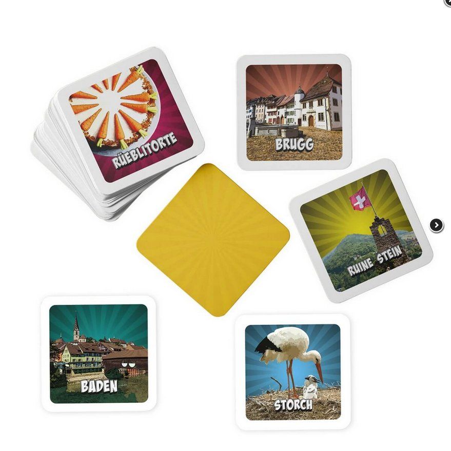 Hasbro Giochi: DU BISCH VO® Aargau - Memo / Memory Spiel – Nuovo e nell'imballaggio originale da Oensingen venduto da Liquidations-Shop 2