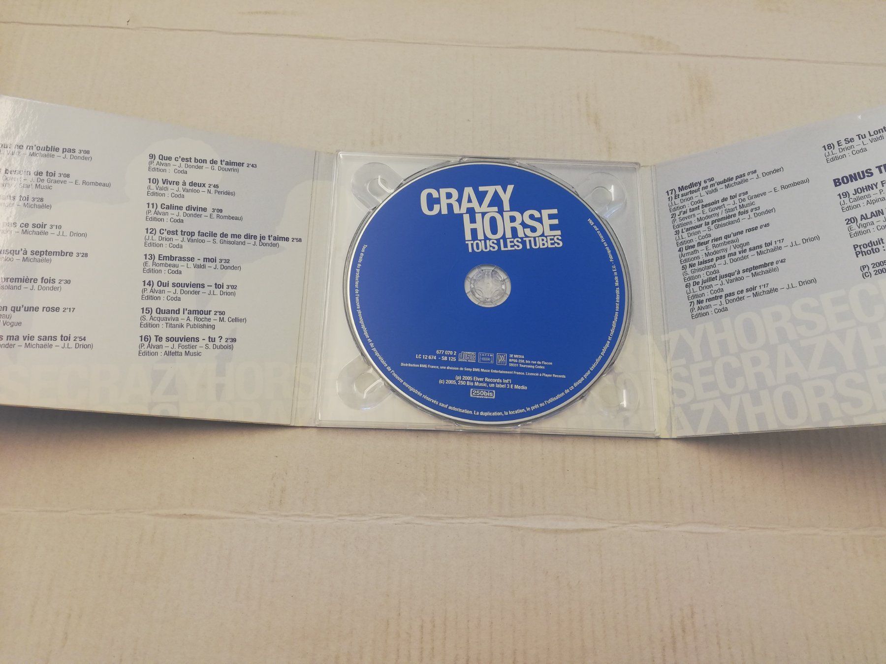 CD: CRAZY HORSE - TOUS LES TUBES – Usato da Bern venduto da Vinylsound.ch 2