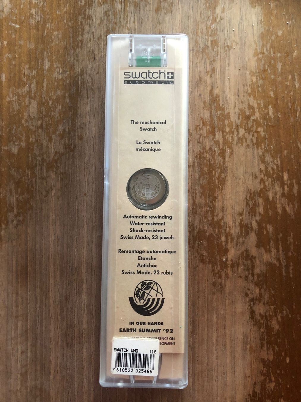 Swatch Orologi: Swatch earth summit 92 retro – Usato da Zuchwil venduto da Space08 2