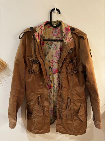 Veste caramel femme taille M 38-40