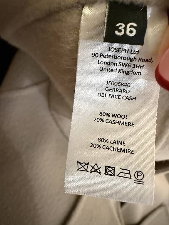 Giacche: New JOSEPH Wool/Cashmere Coat – Nuovo (secondo la descrizione) da Rotkreuz venduto da eir_cx 1