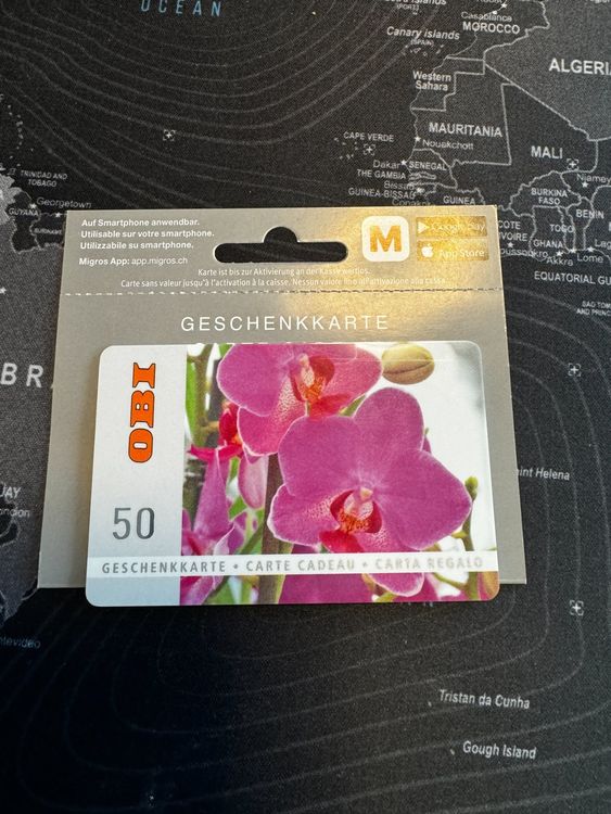 OBI Geschenkkarte 50 CHF Kaufen auf Ricardo