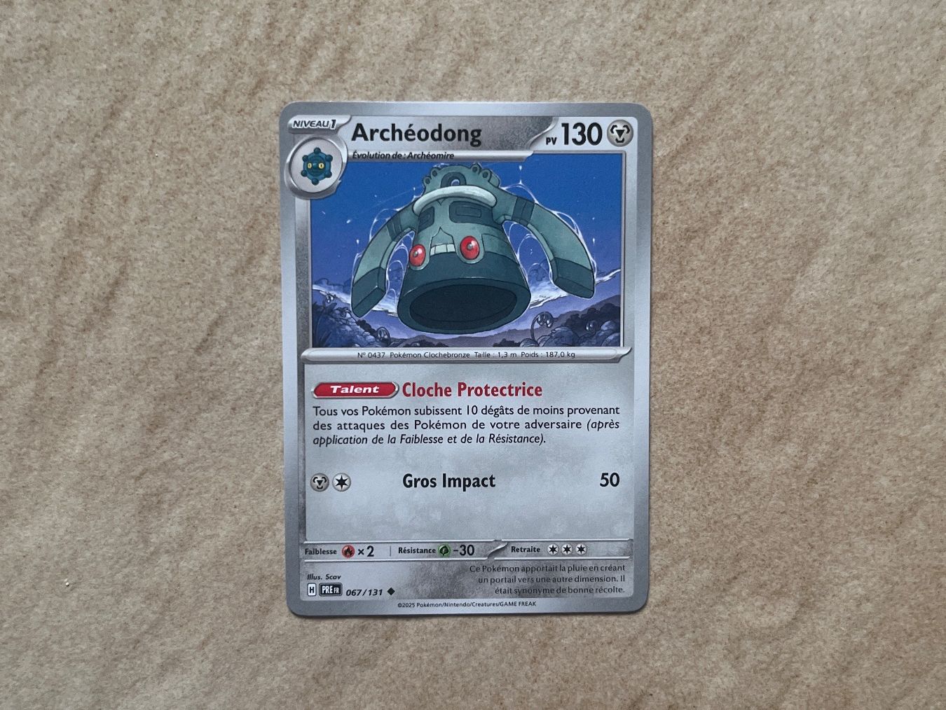 Pokémon Carte collezionabili: Carte Pokemon Archéodong - Evolutions prismatiques - PREFR – Usato da Vernayaz venduto da Darkfrost