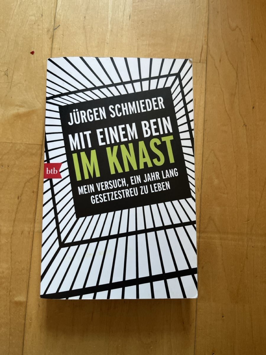 Libri: Jürgen Schmieder - Mit einem Bein im Knast – Usato da Zürich venduto da Fusselduese