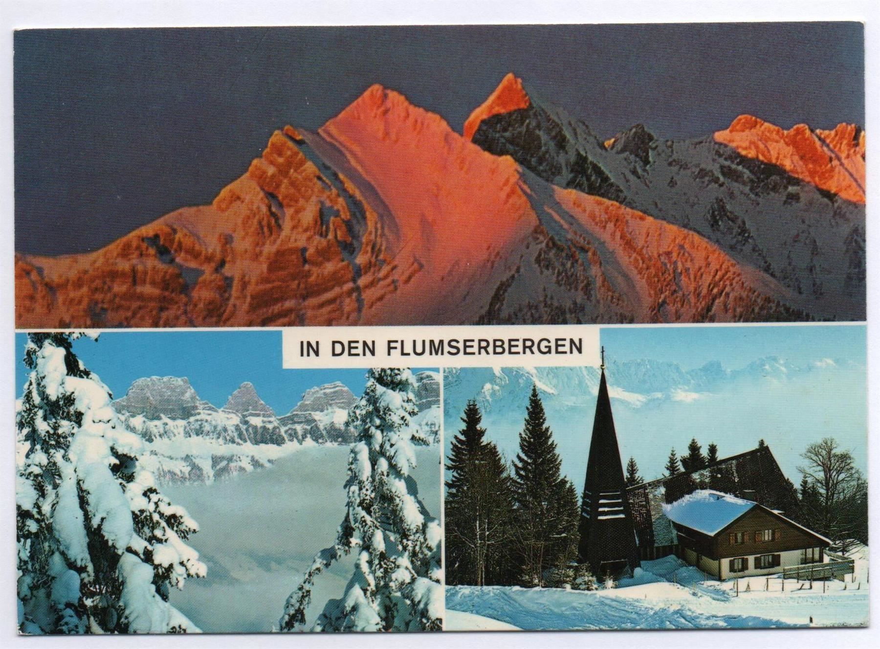Ansichtskarten: 3x AK FLUMSERBERG – Gebraucht aus Jona von philajona