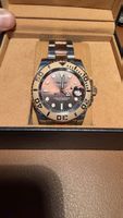 Montre automatique Seiko mod style Yacht Master bicolore
