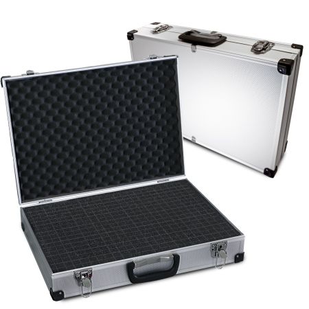 Valise Aluminium avec Mousse, Protection Optimale!