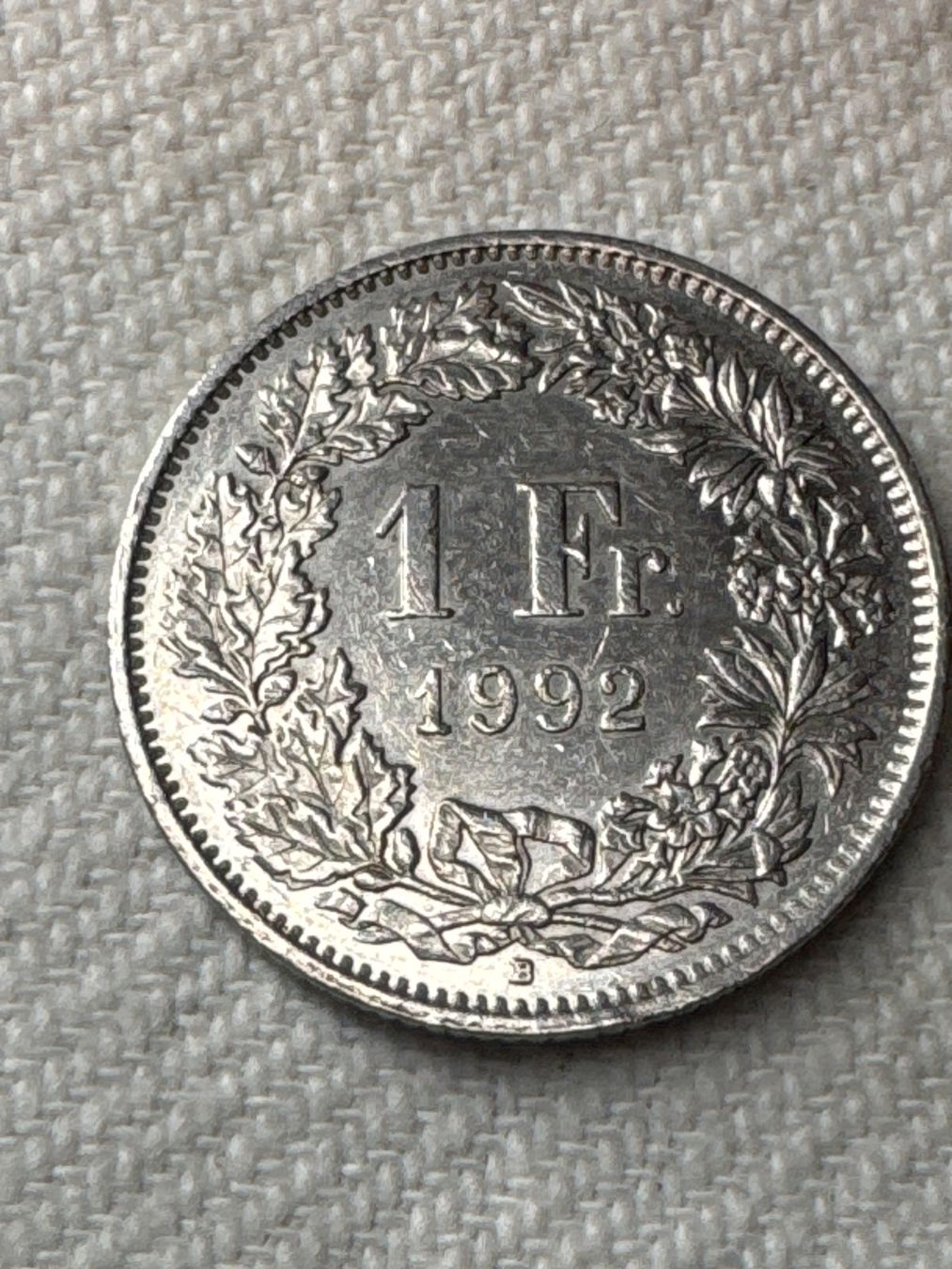 Tutti le monete: Pièce rare Suisse 1 Franc 1992 B – Usato da La Chaux-de-Fonds venduto da reu_kx5l