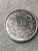 Pièce rare Suisse 1 Franc 1992 B