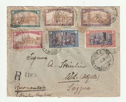 Briefumschlag Italien Anno Santo 1925 Marken akzeptabel