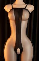 Sexy bodystosking semitrasparente-aperto tra le gambe-new