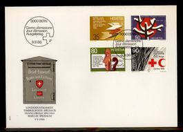 1986, FDC, Sonderpostmarken II (Nr. 727–730)