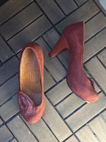Chie Mihara red suede heels size 36 NP 250 FR!