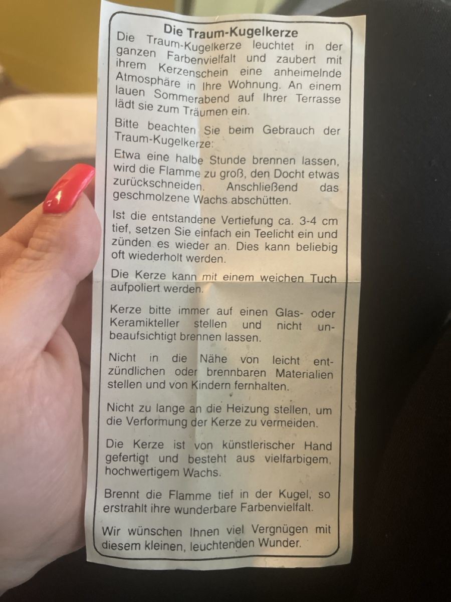 Kerzen: Traum-Kugelkerze  – Neu (gemäss Beschreibung) aus Zürich von Belisimo 5