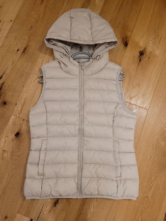 Only Damen Weste mit Kapuze, beige, Grösse M, Neu!