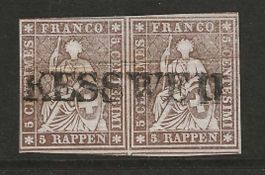 1859 : Strubel Nr. 22G im Paar - KESSWEIL (TG)