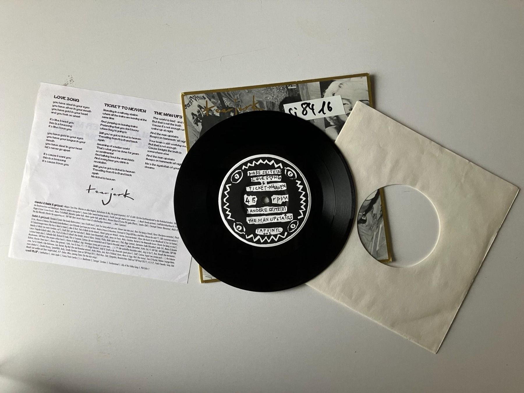Dischi in vinile: Tearjerk – Usato da Aarwangen venduto da Jukebox3 9