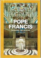 National Geographic - Pope Francis Vatican - Pape François