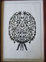 Scherenschnitt Bild kunst handwerk