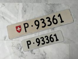 Alte Autonummer der SBB / PTT P 93361