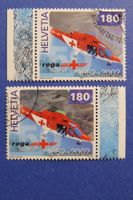 2x Sonderm.'50 Jahre Rega' 2002 - off.Ersttag-Stempel ZÜRICH