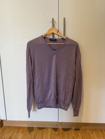 Loro Piana V Cashmere Pullover