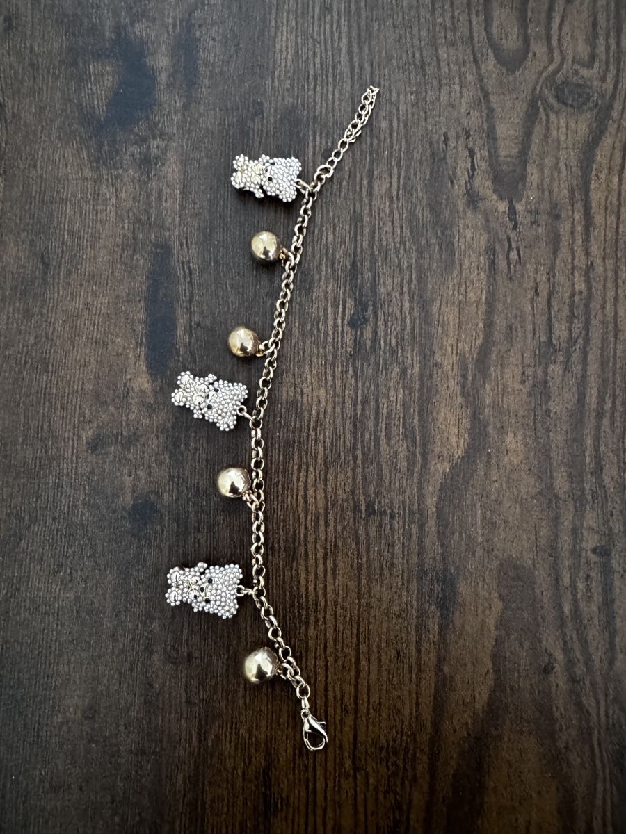 Bracciali & Braccialetti: Goldfarbenes Armband mit Bärchen-Anhängern – Usato da Emmenbrücke venduto da j_16
