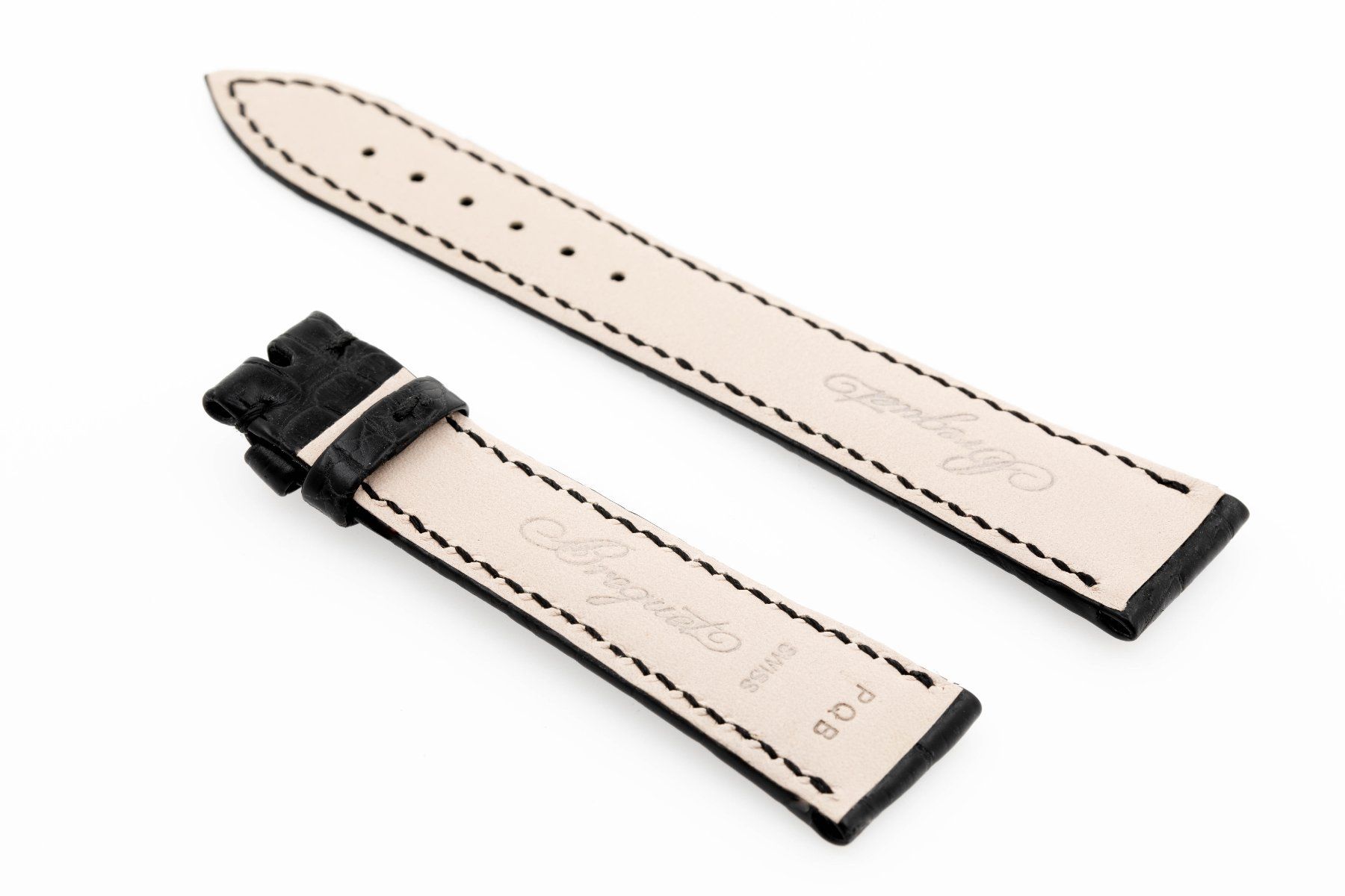 Bracciali & Braccialetti: Breguet black alligator strap 20mm NEW – Nuovo (secondo la descrizione) da Epalinges venduto da bracelet123 1