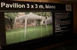 4 Stück Pavillon 3 × 3 m