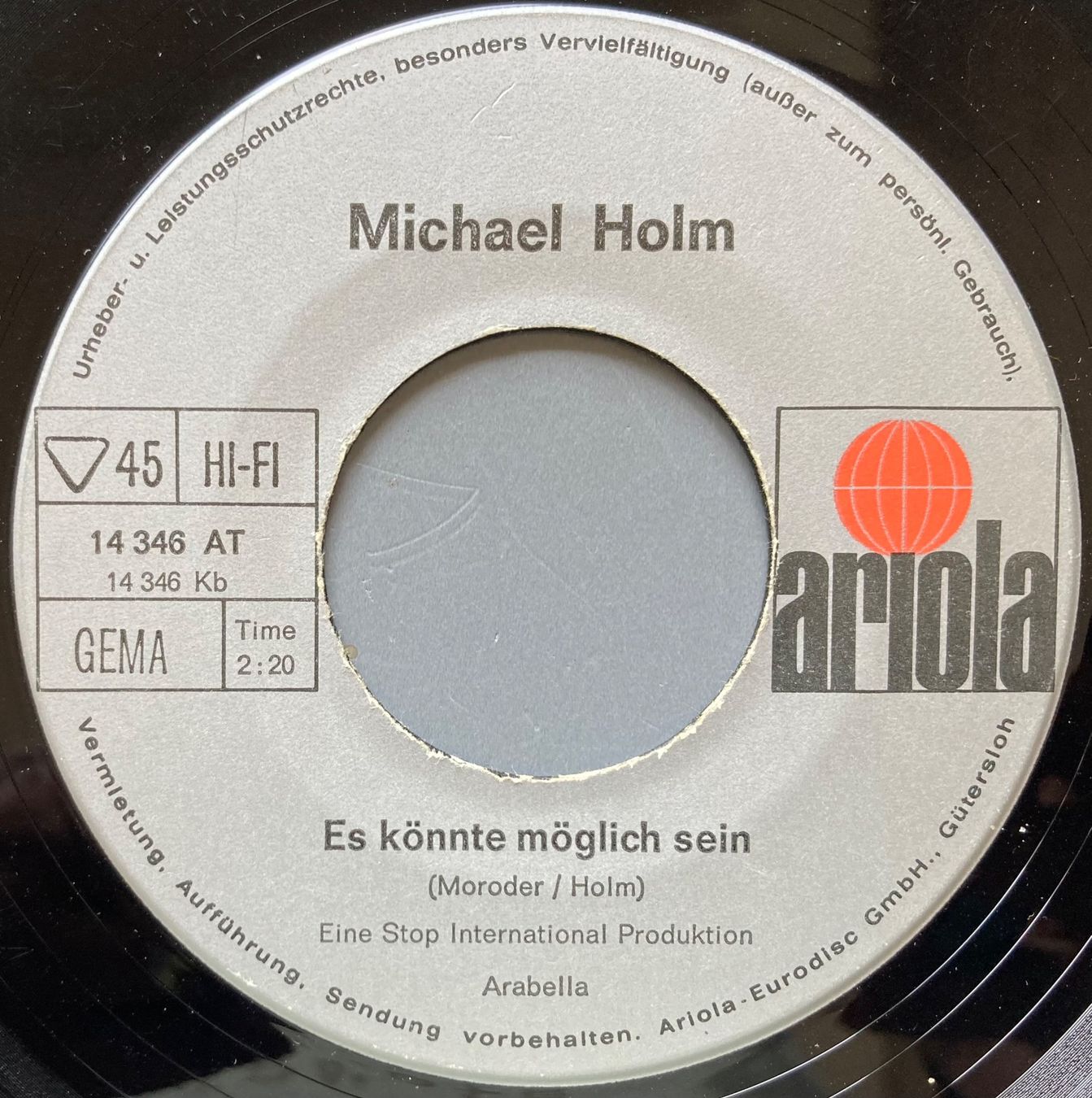 Schallplatten: MICHAEL HOLM - MENDOCINO – Gebraucht aus Poliez-Pittet von Newtown-Records 2
