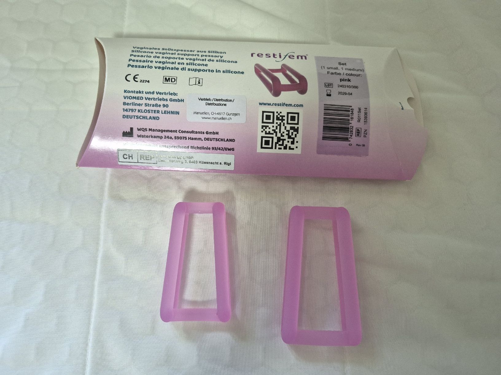 Altro per la cura del corpo: Restifem Pessar Set S und M mit Umverpackung – Usato da Seuzach venduto da Xauberai 1
