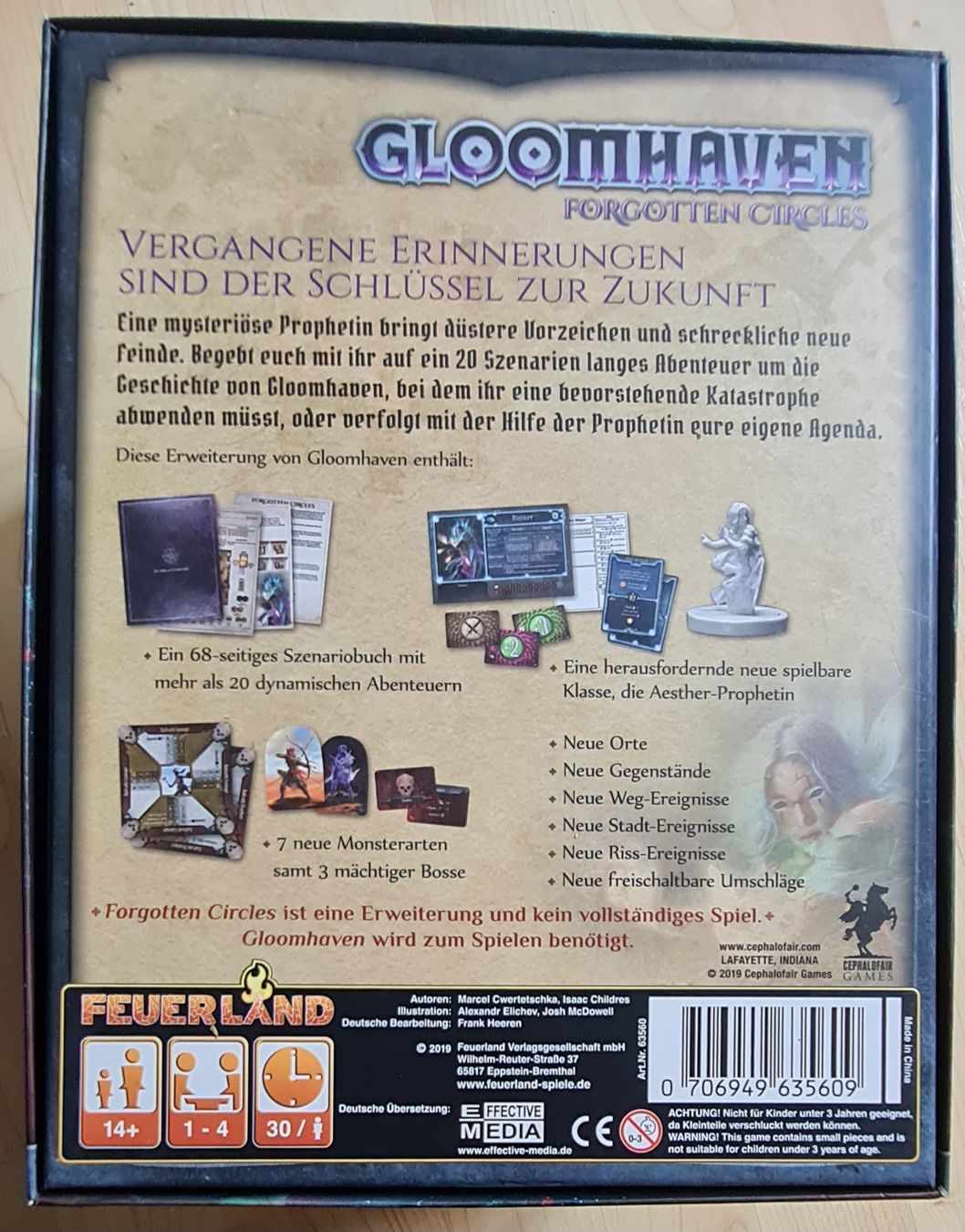 Spiele: Erweiterung Gloomhaven Forgotten Circles – Gebraucht aus Bern von Vaux 1