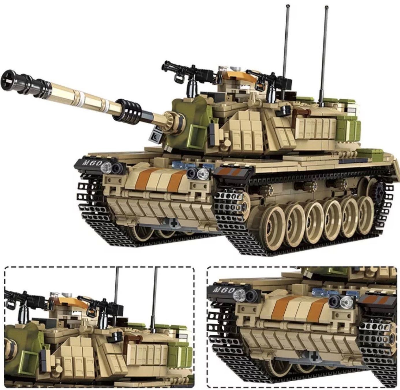 Kit di costruzioni: M60 MAGACH Panzer Tank Bausatz NEU Bicks – Nuovo e nell'imballaggio originale da Glarus venduto da Folienjoe24 2