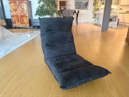 Foldable Sofa / Faltsessel schwarz 125x50x10cm 