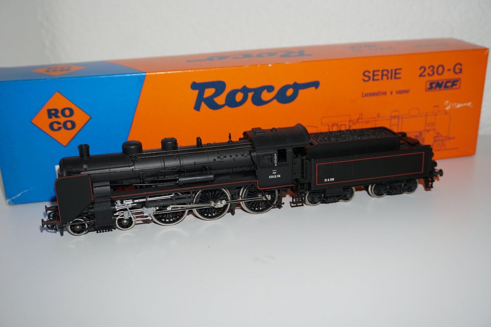 Roco 04125 A - SNCF 230.G.114 Dampflok H0/DC (Gebraucht) in Matten b ...