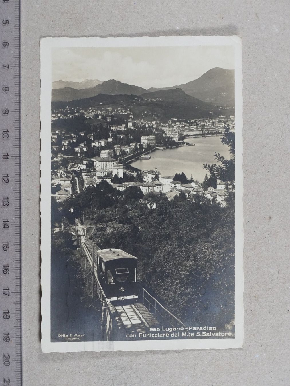 Cartes postales: Lugano, Funicolare, 1930 – D'occasion à Lenzburg par fh1