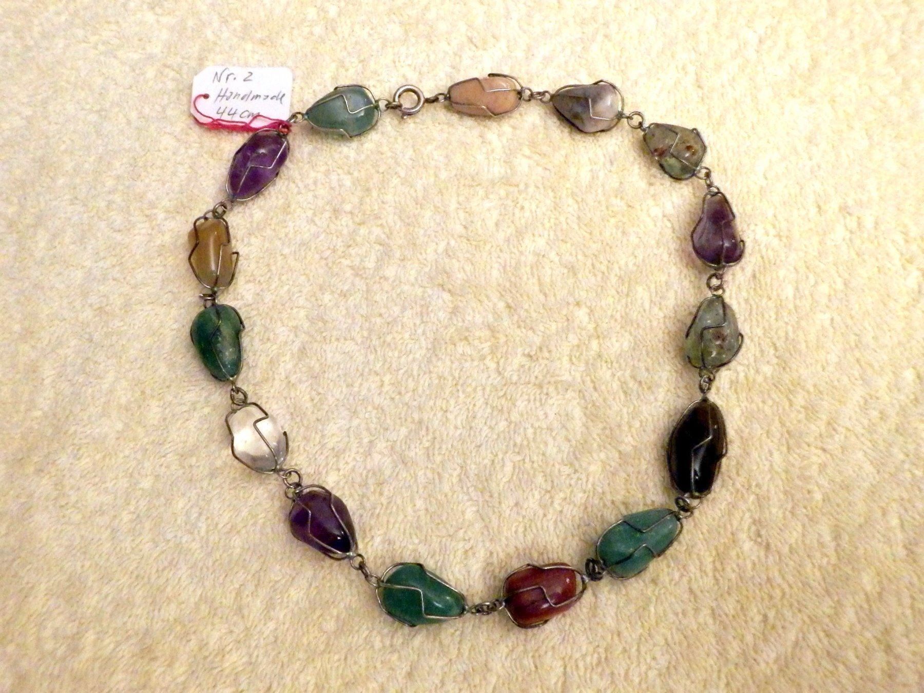 Catenine: Halskette, mit div. Edelsteinen, 44cm – Usato da Ueberstorf venduto da dinbau 2