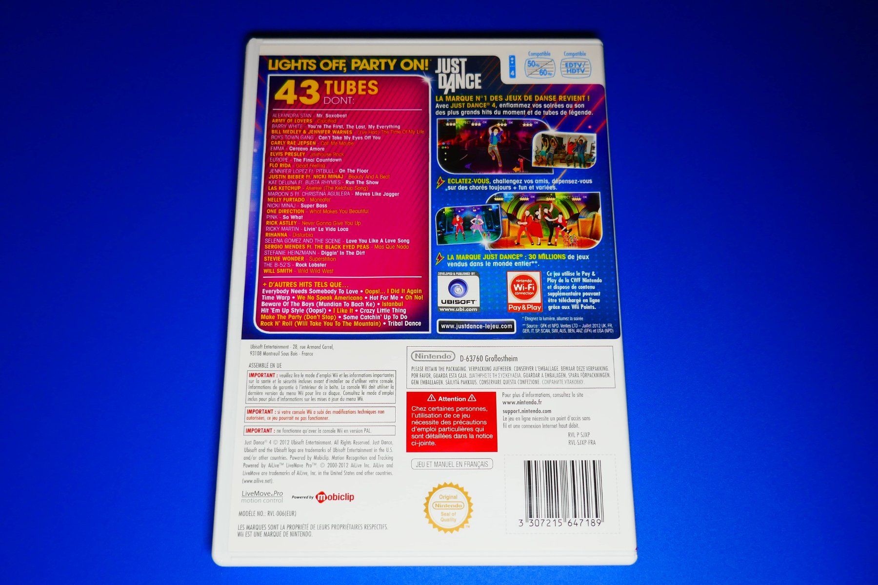 Nintendo Giochi: Just Dance 4 - Nintendo Wii – Usato da Vuarrens venduto da Espace-Retro 2